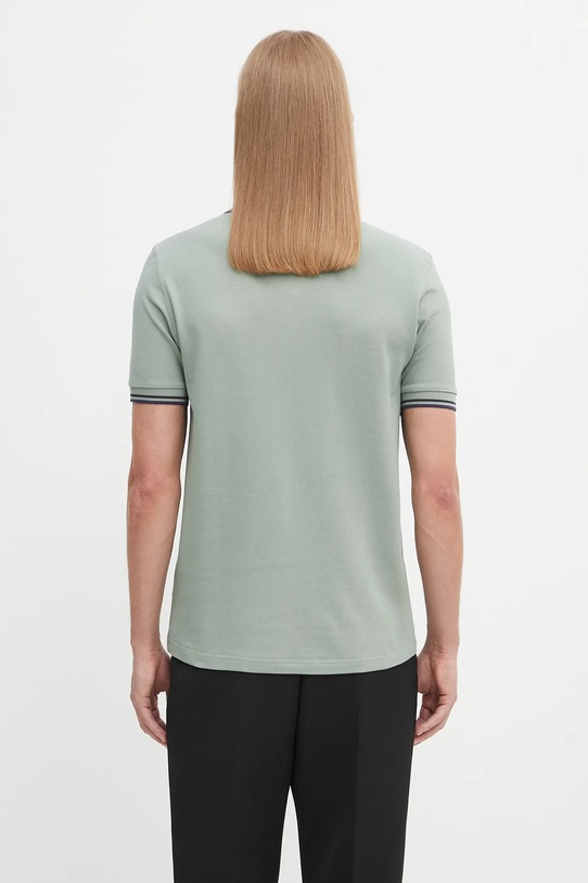 Odzież Fred Perry polo bawełniane M3600 zielony
