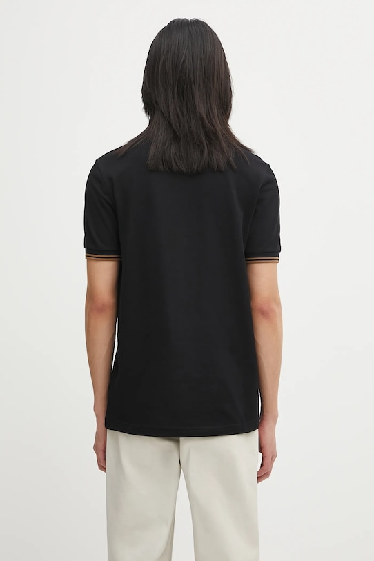 Îmbrăcăminte Fred Perry polo de bumbac M3600 negru