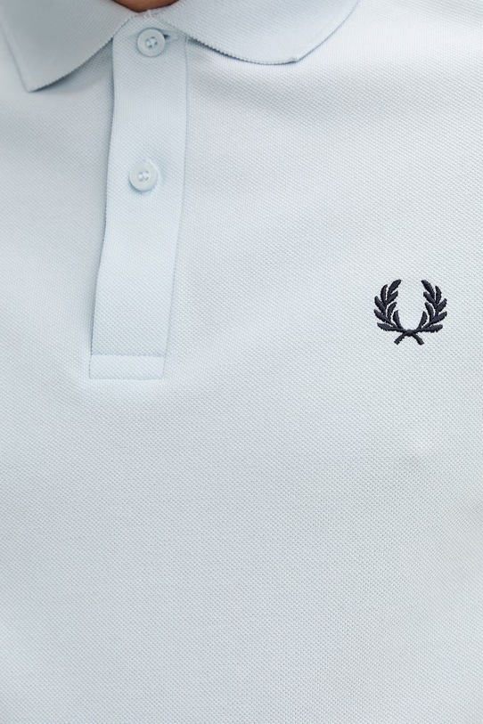 Fred Perry polo bawełniane M6000 niebieski