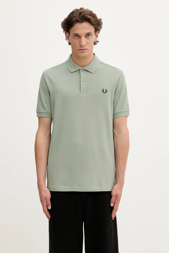 Fred Perry polo bawełniane bawełna zielony M6000