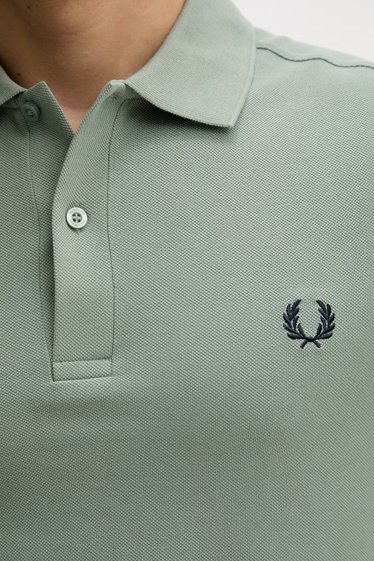 Fred Perry polo bawełniane M6000 zielony