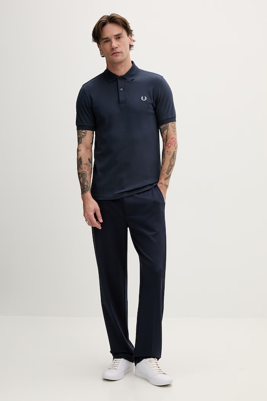 Fred Perry polo bawełniane M6000 granatowy AW25
