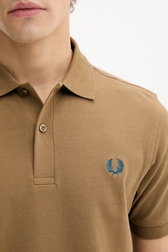 Fred Perry polo bawełniane M6000 zielony