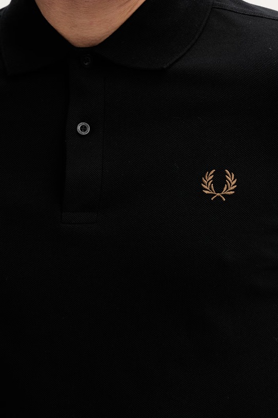 Fred Perry polo bawełniane M6000 czarny