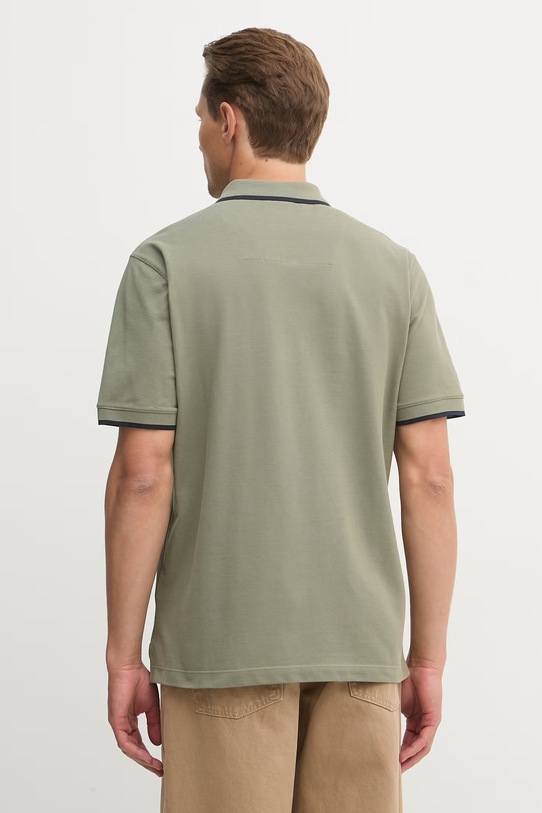 Odzież Aeronautica Militare polo bawełniane PO1308UP00082 zielony