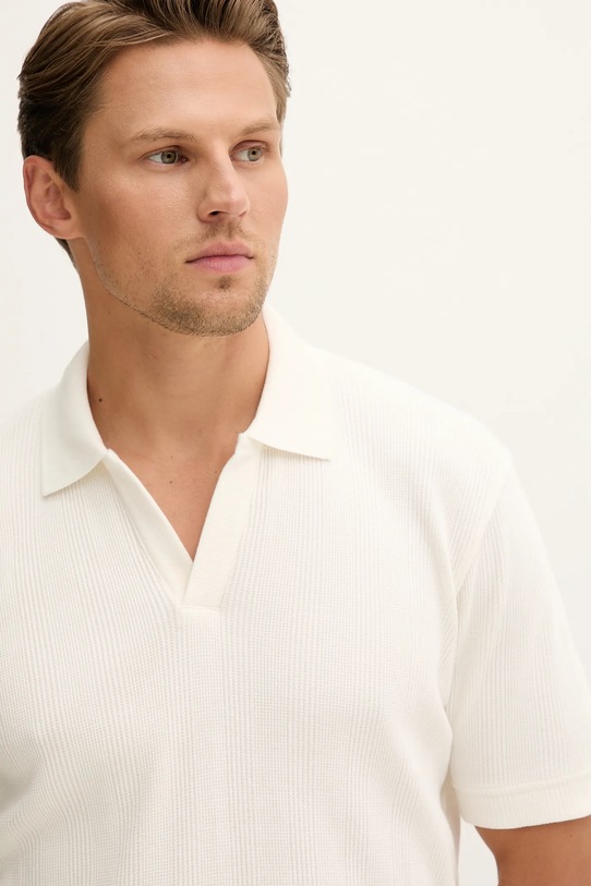 Marc O'Polo polo beżowy 528304053226