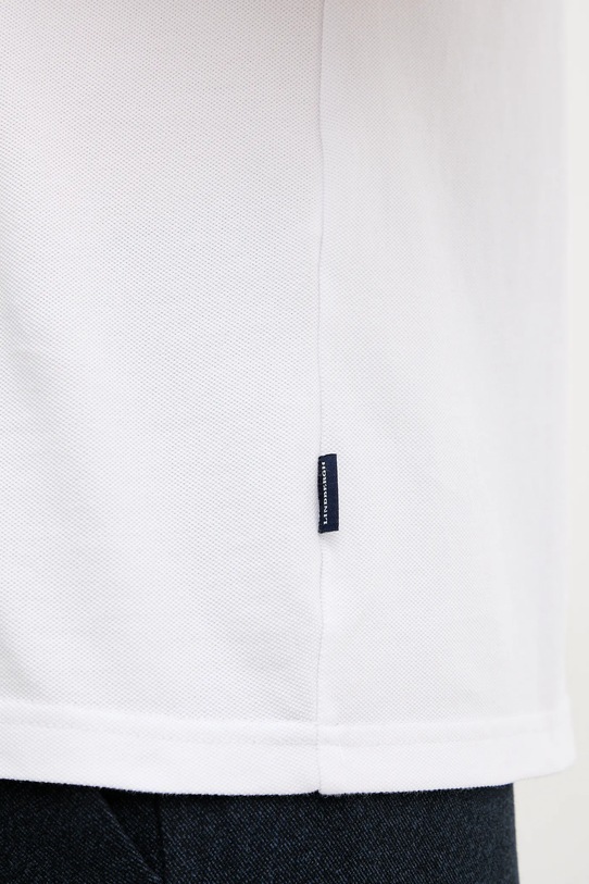 Lindbergh polo bawełniane 30.422045 biały