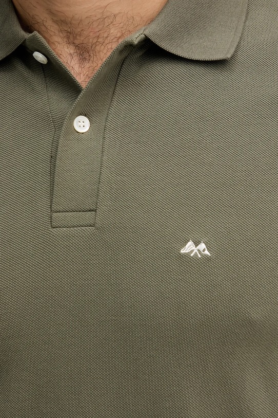 Lindbergh polo bawełniane 30.422045 zielony