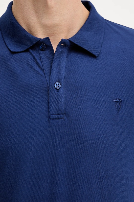 Trussardi polo bawełniane granatowy G5008000025N