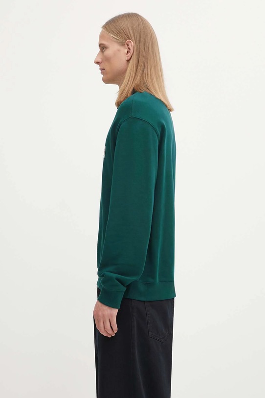 Carhartt WIP cotton sweatshirt Polo Sweat I035532.05AXX green AW25