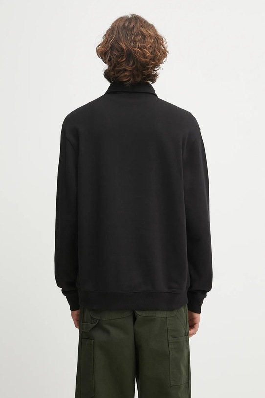 Ρούχα Βαμβακερή μπλούζα Carhartt WIP Polo Sweat I035532.89XX μαύρο