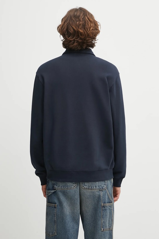 Oblečení Bavlněná mikina Carhartt WIP Polo Sweat I035532.J0XX námořnická modř