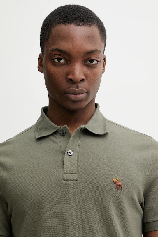 Abercrombie & Fitch polo zielony KI124.5718.300