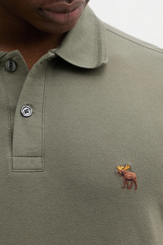 Abercrombie & Fitch polo KI124.5718.300 zielony