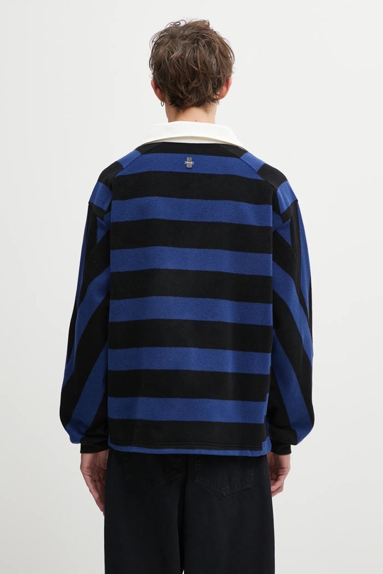 Odzież Ader Error longsleeve z dodatkiem wełny POLO BO01FWPL0101BL niebieski