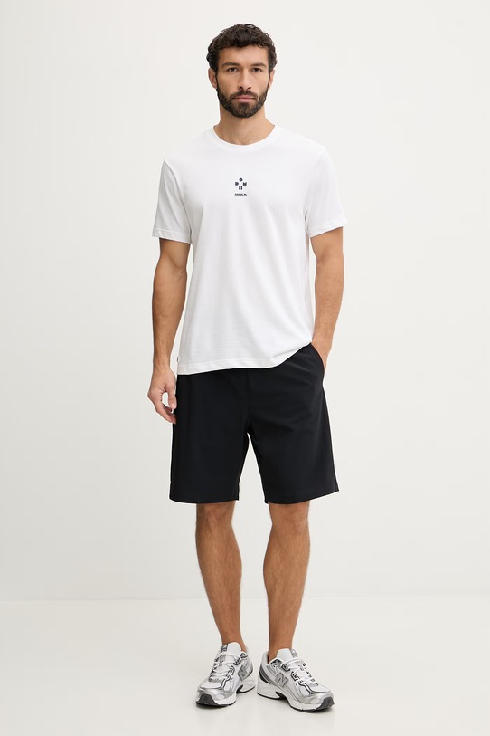 Lacoste t-shirt x Daniil Medvedev TH9447 beżowy AW25