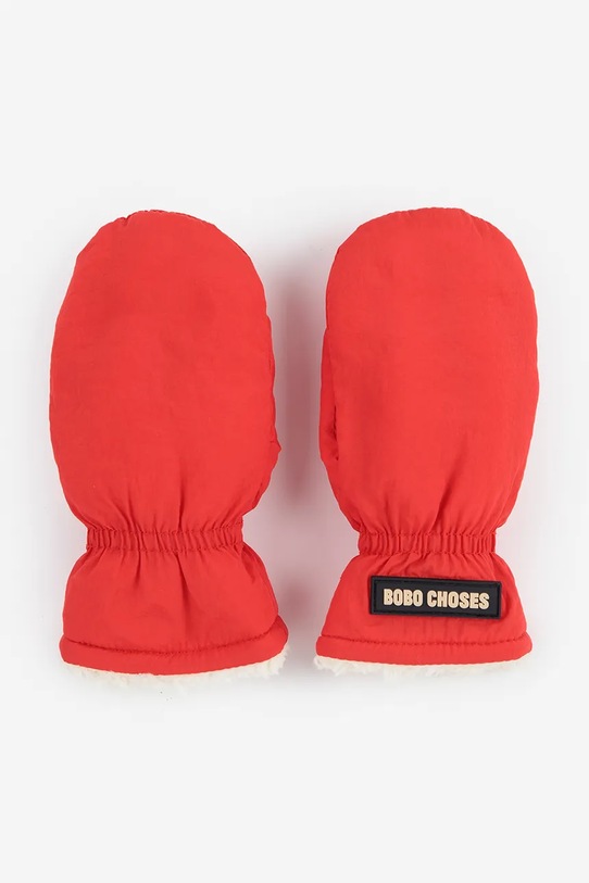 Bobo Choses rękawiczki dziecięce 225AI025 czerwony AW25