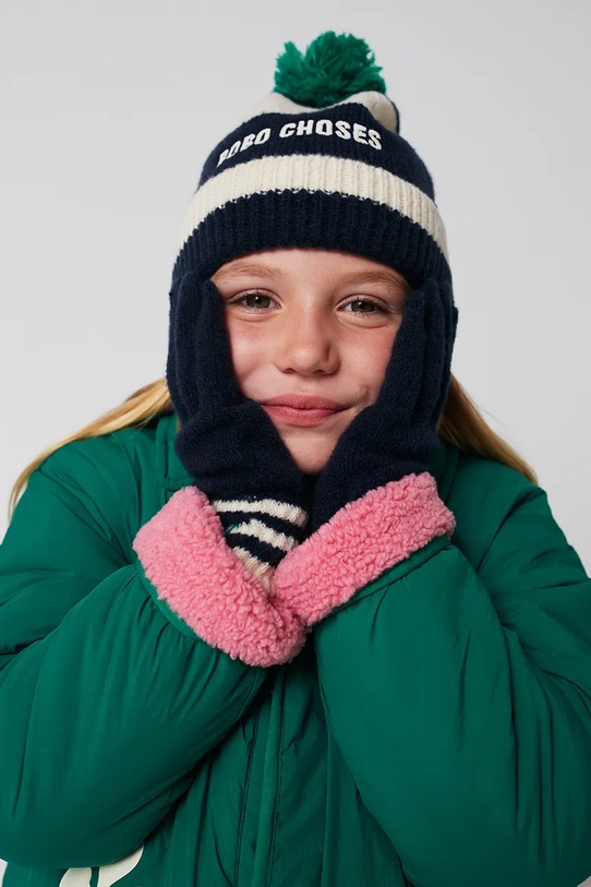 Bobo Choses rękawiczki dziecięce granatowy 225AI042
