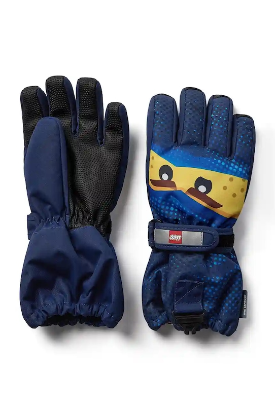 Lego rękawice narciarskie dziecięce LWAGAN 807 11010969 granatowy AW25
