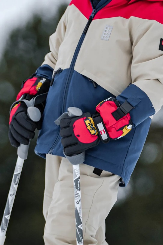 Детские лыжные перчатки Lego LWAGAN 811 11010970 чёрный