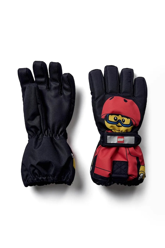 Детские лыжные перчатки Lego LWAGAN 811 11010970 чёрный AW25