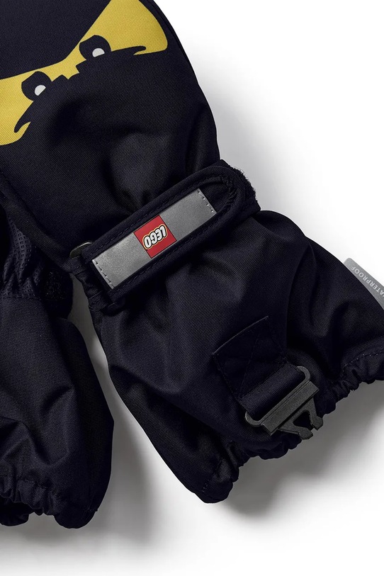 Chłopiec Lego rękawice narciarskie dziecięce LWAGAN 805 11010998 czarny