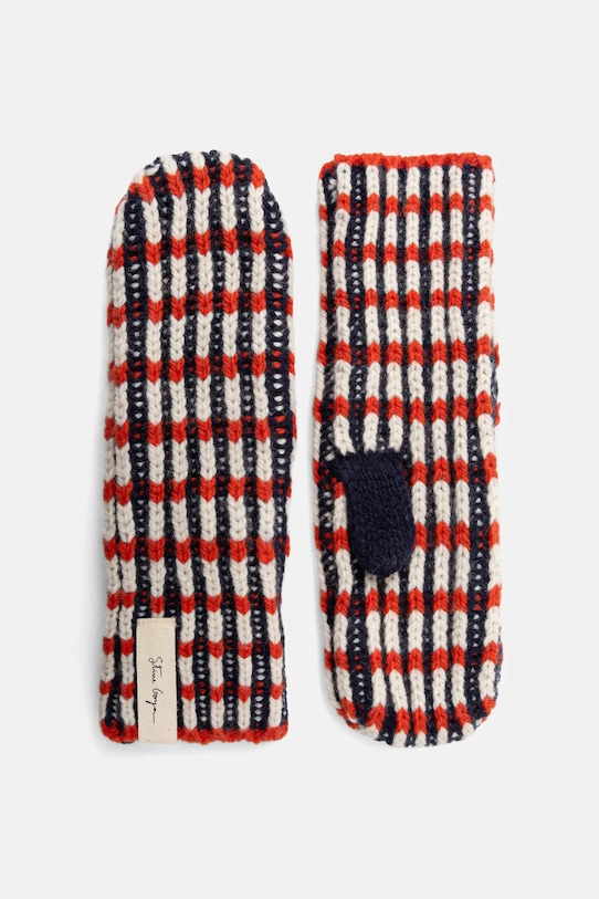 Stine Goya guanti con lana 0 con aggiunta di lana rosso SG.AW25.A043.2425