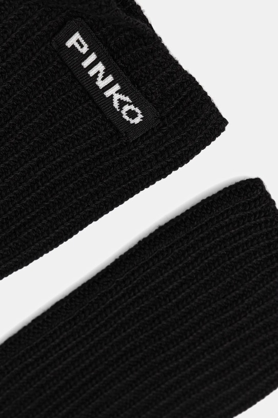 Γάντια με προσθήκη μαλλιού Pinko 105997.A2Z4 μαύρο AW25