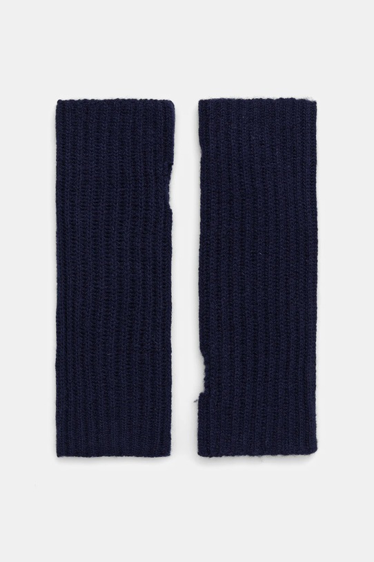 Перчатки United Colors of Benetton с примесью шерсти тёмно-синий 1244DG00H