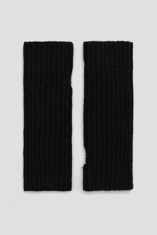 United Colors of Benetton mănuși cu adaos de lână negru 1244DG00H