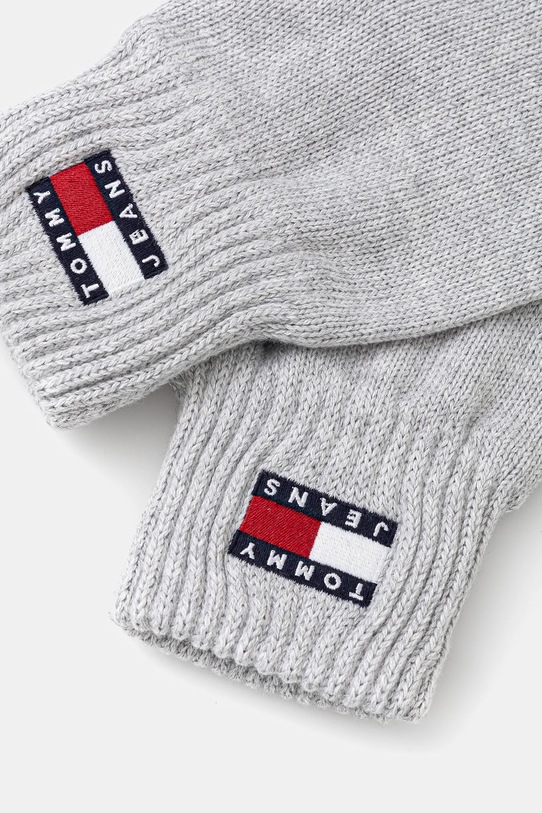 Tommy Jeans mănuși de bumbac AW0AW17914 gri AW25