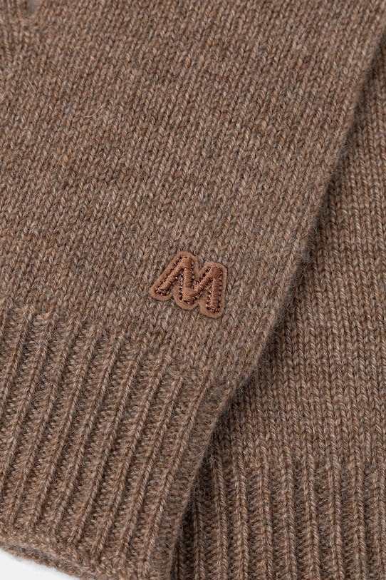 Kašmírové rukavice Weekend Max Mara LEA 2525566015600 hnedá AW25