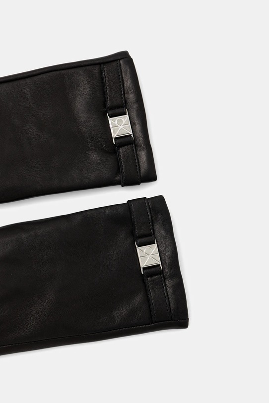 Кожаные перчатки Calvin Klein LV04F9012G чёрный AW25