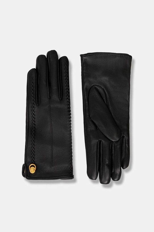 Gianni Chiarini mănuși de piele piele negru GN.GL2022