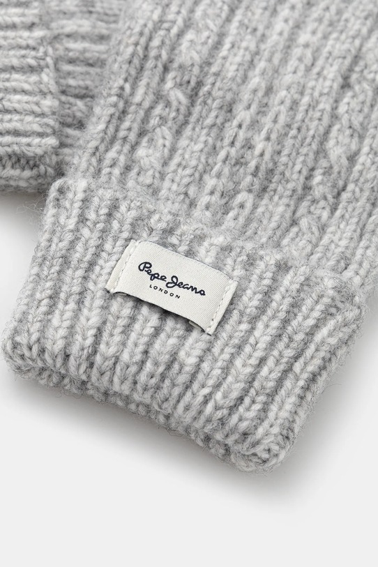 Pepe Jeans rękawiczki PL0800002 szary AW25