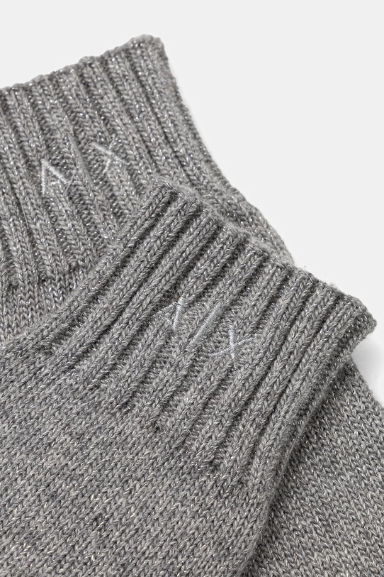 Armani Exchange rękawiczki z dodatkiem wełny XW001521.AF16181 szary AW25