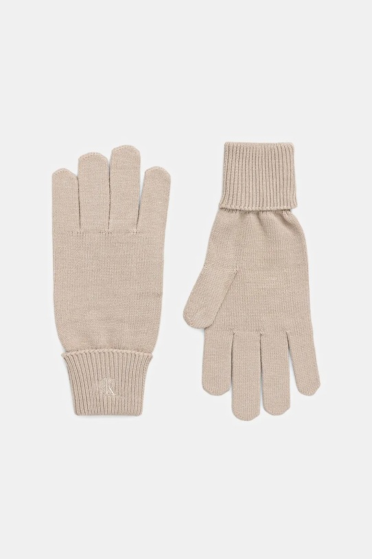 Γάντια Calvin Klein άλλο μπεζ LV14F8021G