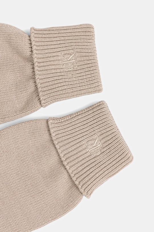Γάντια Calvin Klein LV14F8021G μπεζ AW25