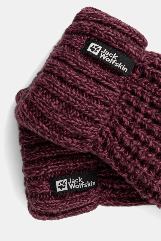 Γάντια Jack Wolfskin MEDLEY KNIT A65233 μωβ AW25