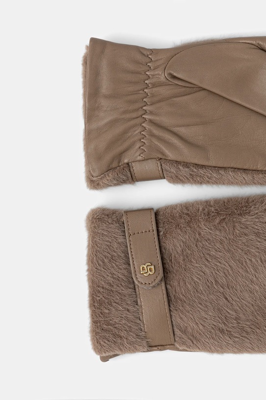 BOSS rękawiczki 50551632 brązowy AW25