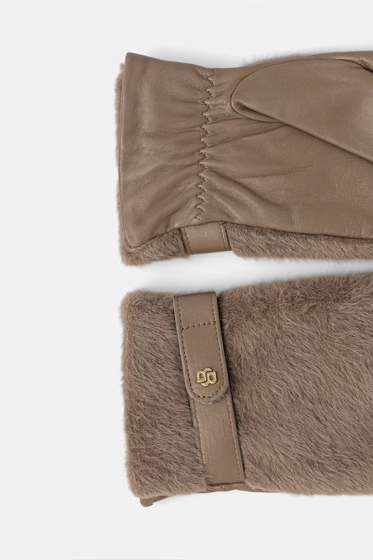 Рукавички BOSS 50551632 коричневий AW25