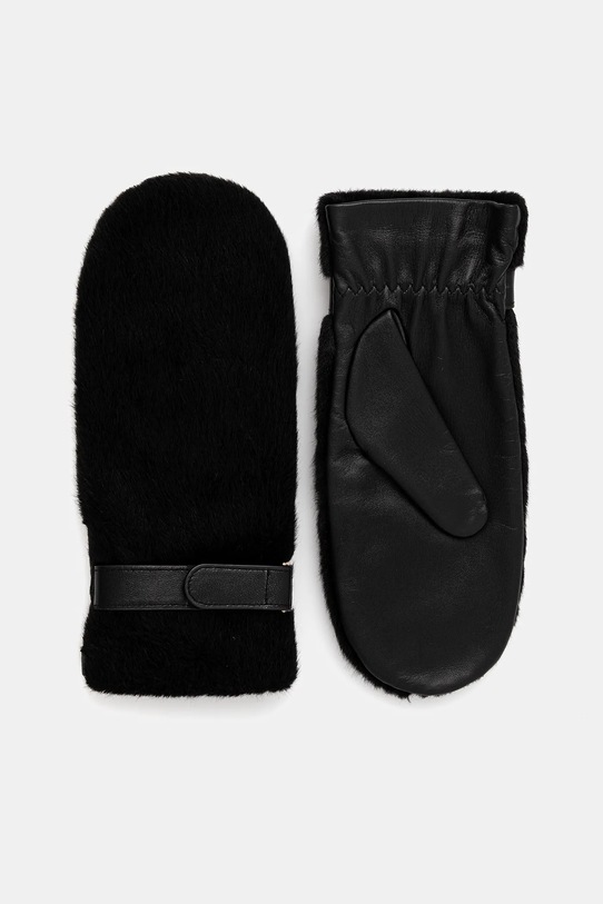 Перчатки BOSS кожа чёрный 50551632