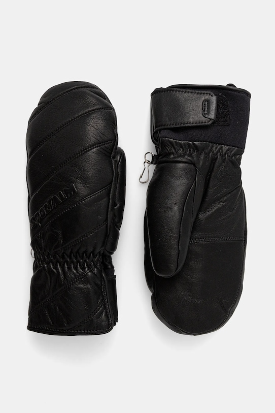 Sportalm rękawice narciarskie skórzane Kalina sporty zimowe czarny 950046