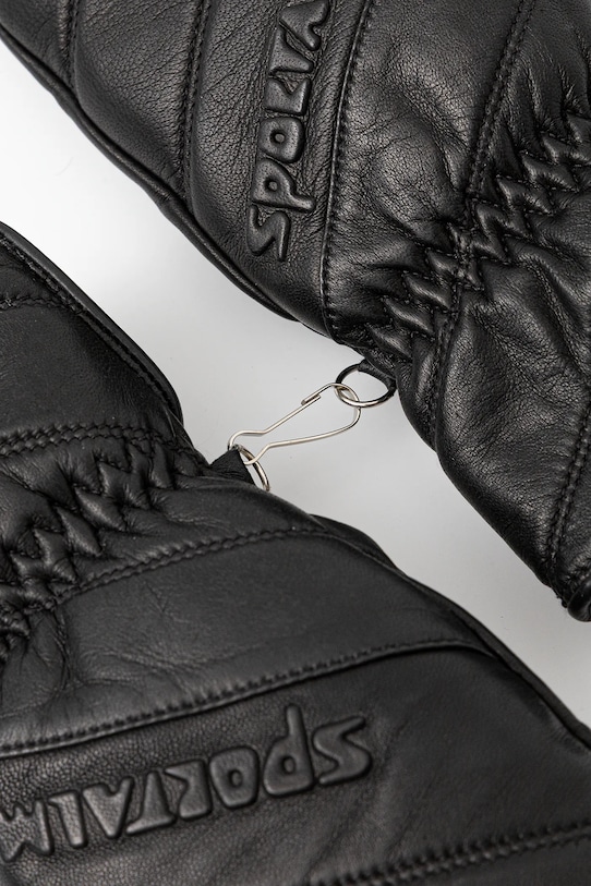 Sportalm rękawice narciarskie skórzane Kalina 950046 czarny AW25