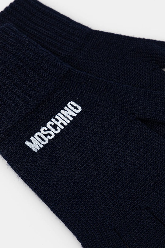 Moschino mănuși cu lână M3326.65444 bleumarin AW25