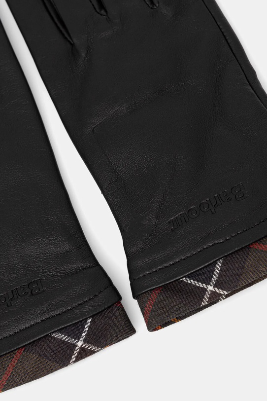Barbour rękawiczki skórzane LGL0048 czarny AW25