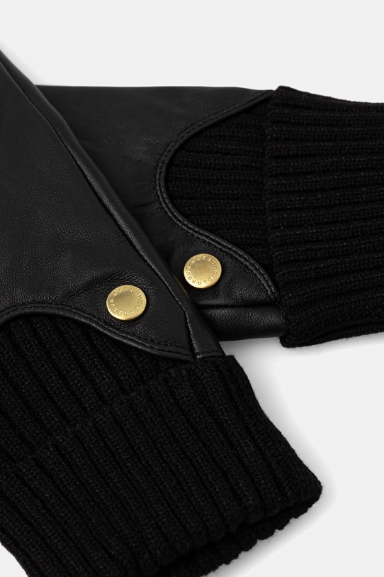 Barbour rękawiczki skórzane LGL0140 czarny AW25