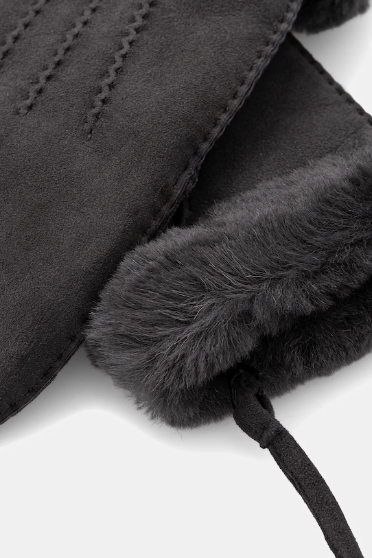 Emu Australia rękawiczki skórzane W7019 szary AW25