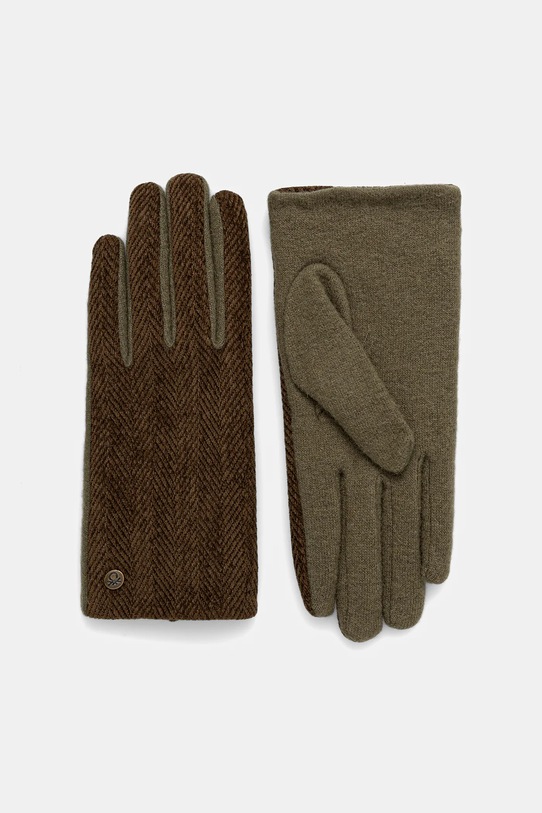 United Colors of Benetton rękawiczki wzorzyste zielony 6YGSDG00D