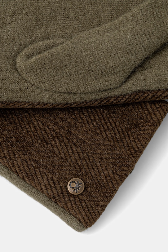 United Colors of Benetton rękawiczki 6YGSDG00D zielony AW25